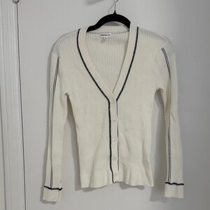 Cream Cardigan Sweater